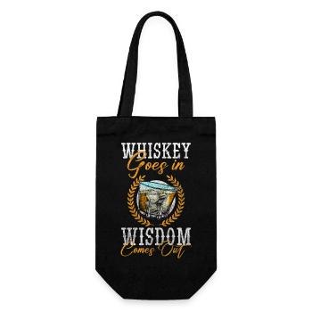 Célébration du plaisir de l’alcool Single Malt - Sac à bouteille - noir - Devant