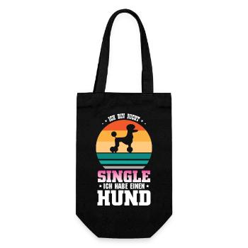 Chien 1 femmes - Sac à bouteille - noir - Devant