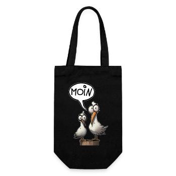 The Bäädden Seagulls - Seagull Moin - Gift Bag for Bottles - black - Front