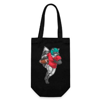 Raton laveur Sports de football américain - Sac à bouteille - noir - Devant