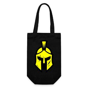 Spartan Helmet Icon - Gift Bag for Bottles - black - Front