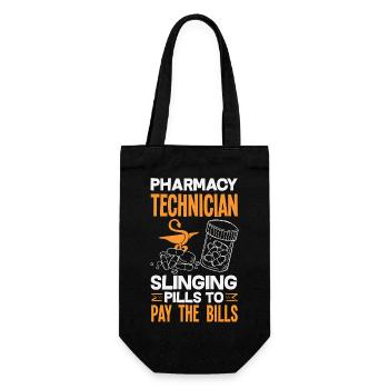 Pharmacist Pharmaceutical Technical - Gift Bag for Bottles - black - Front