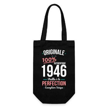 1946 – Originale – Exemplaire unique - Sac à bouteille - noir - Devant