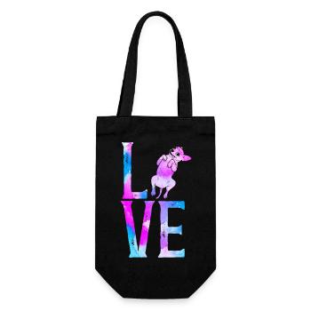 Chihuahua Chihuahueño Watercolor - Gift Bag for Bottles - black - Front