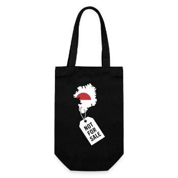 Greenland Not For Sell - Design statement - Sac à bouteille - noir - Devant