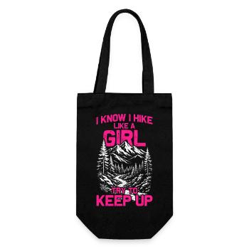 Randonnée comme une fille Randonnée Montagne Alpinisme - Sac à bouteille - noir - Devant