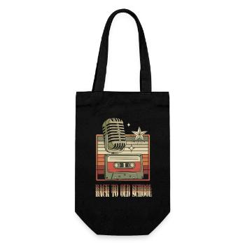 Retour à la vieille école - Sac à bouteille - noir - Devant