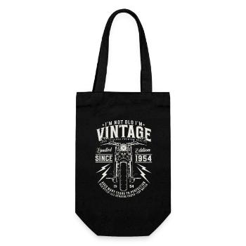 1954 Vintage Anniversaire Moto Vintage - Sac à bouteille - noir - Devant