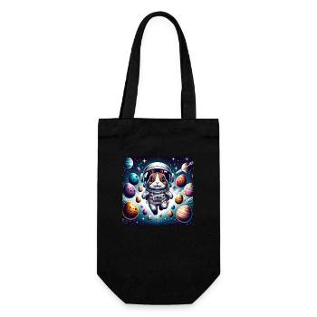 Pâques, Lapin De Pâques, Astronaute, Espace, Système Solaire - Sac à bouteille - noir - Devant