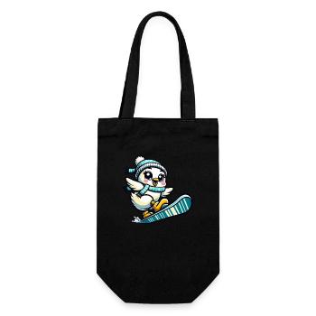 Poulet Poussin Snowboard Hiver - Sac à bouteille - noir - Devant