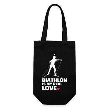 J’adore le biathlon élégant - Sac à bouteille - noir - Devant