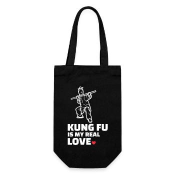 J’adore le Kung Fu - Sac à bouteille - noir - Devant