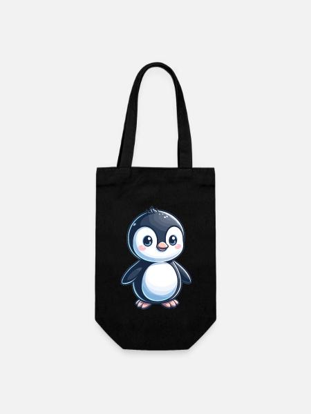 pingouin enfantin - Sac à bouteille - noir