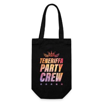 Tenerife Party Crew - Gift Bag for Bottles - black - Front