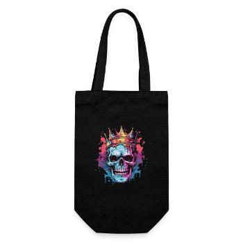 Roi Crâne 1 - Sac à bouteille - noir - Devant