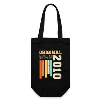 Original 2010 Vintage Rétro Cadeau d’anniversaire - Sac à bouteille - noir - Devant