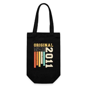 Original 2011 Vintage Rétro Cadeau d’Anniversaire - Sac à bouteille - noir - Devant