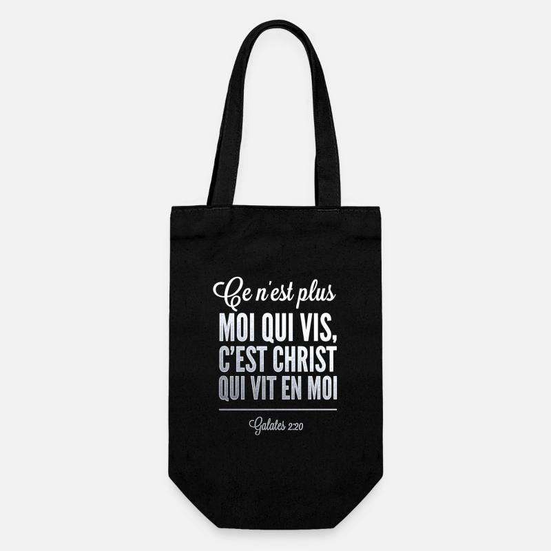 Galates 2:20 - Sac à bouteille - noir