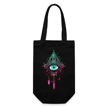 Dreamcatcher #1 - Gift Bag for Bottles - black - Front