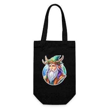 Aquarelles de druide - Sac à bouteille - noir - Devant