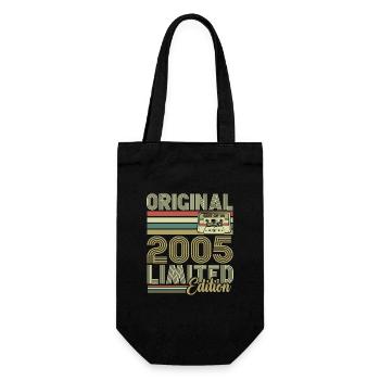 Original 2005 vintage rétro cadeau d'anniversaire - Sac à bouteille - noir - Devant