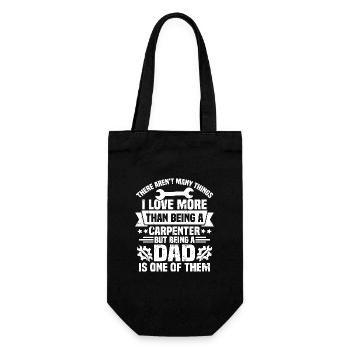 Vater zu sein ist eine davon, Geschenk für Vater - Geschenkbeutel für Flaschen - Schwarz - Vorne