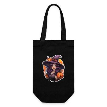 Halloween Witch 3 - Gift Bag for Bottles - black - Front