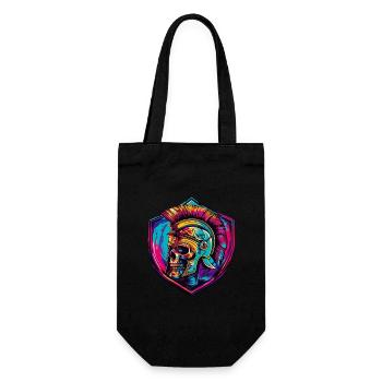 Spartan Skeleton Gladiator - Gift Bag for Bottles - black - Front