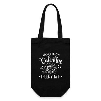 Schnauzer géant Saint-Valentin chiens chien Wilsigns - Sac à bouteille - noir - Devant