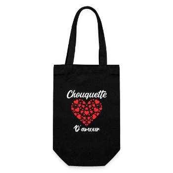 Chouquette - Geschenkbeutel für Flaschen - Schwarz - Vorne