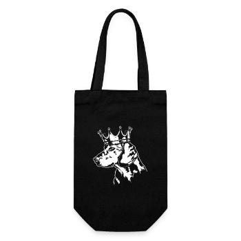 ALPENLÄNDISCHE DACHSBRACKE Krone Hunde Wilsigns - Gift Bag for Bottles - black - Front