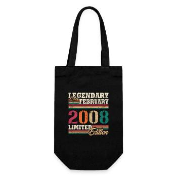 Legendary February 2008 limited edition - Gift Bag for Bottles - black - Front