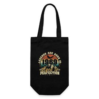 1969 Vintage né légendes cadeau d’anniversaire - Sac à bouteille - noir - Devant