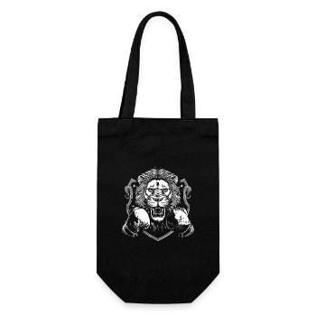 Lion Boxer Boxing MMA - Gift Bag for Bottles - black - Front