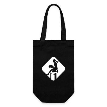 Cheval de loisir - Cheval de loisir - Équitation - Cadeau - Sac à bouteille - noir - Devant