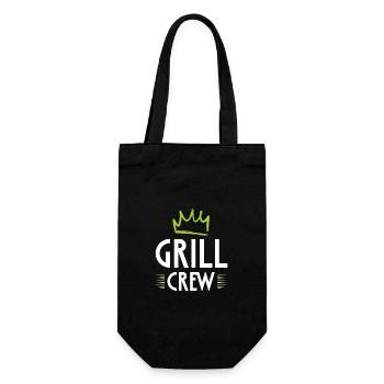 Équipe de grillades - Sac à bouteille - noir - Devant