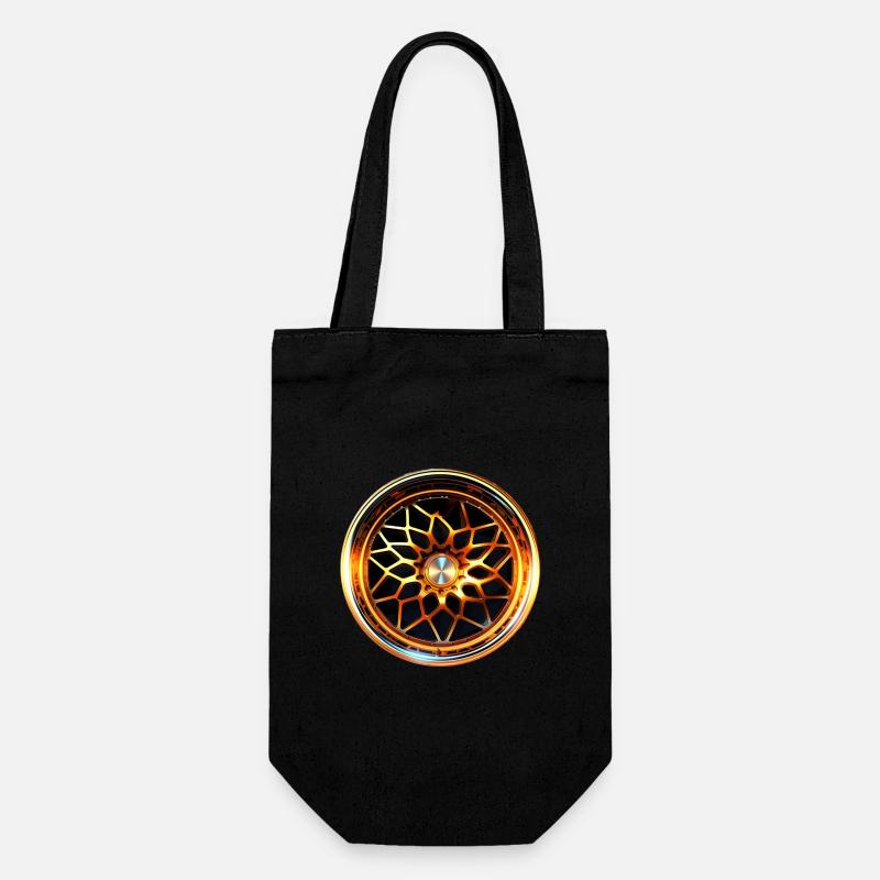 Car Rim - Geschenkbeutel für Flaschen - Schwarz