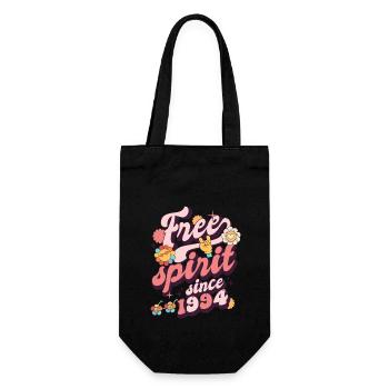 1994 Vintage Birthday Born in 1994 - Gift Bag for Bottles - black - Front