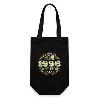 1996 Birthday celebrations, a legendary vintage - Gift Bag for Bottles - black - Front