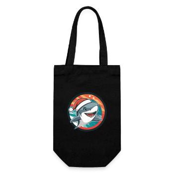 Requin Noël Noël - Sac à bouteille - noir - Devant