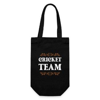 Cricket Crew - Geschenkbeutel für Flaschen - Schwarz - Vorne
