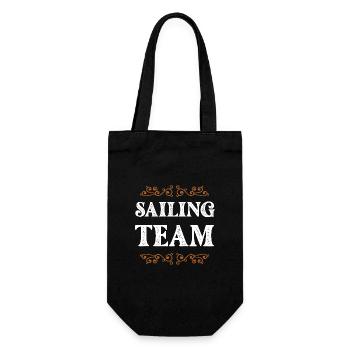 Sailing Crew - Geschenkbeutel für Flaschen - Schwarz - Vorne