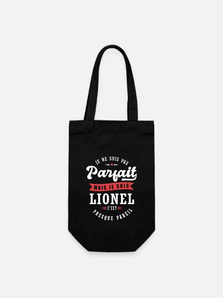 Lionel Parfait Cadeau prenom lionel - Sac à bouteille - noir