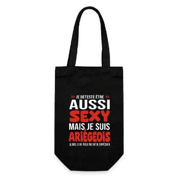 je deteste d être aussi sexy - je suis Ariégeois - Sac à bouteille - noir - Devant