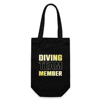 Diving Team - Gift Bag for Bottles - black - Front