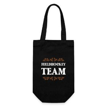 Fieldhockey Crew - Geschenkbeutel für Flaschen - Schwarz - Vorne