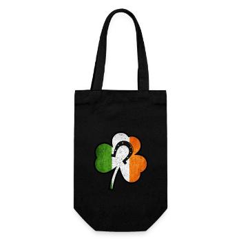 St Patricks Day - Gift Bag for Bottles - black - Front