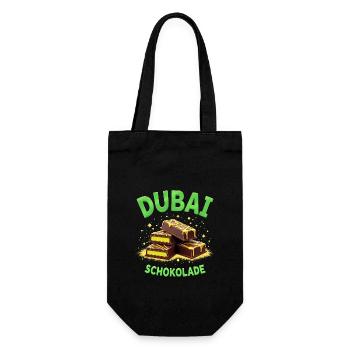 Dubai Chocolate - Chocolate Fun - Gift Bag for Bottles - black - Front