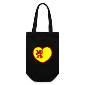 Au cœur du drapeau de la Hollande-Méridionale - Sac à bouteille - noir - Devant