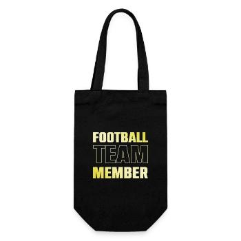 équipe de football - Sac à bouteille - noir - Devant